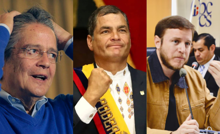 Imagen de la noticia: Cruce de acusaciones en X: Lasso, Verduga y Correa se enfrentan por los chats de la ‘Liga Azul’