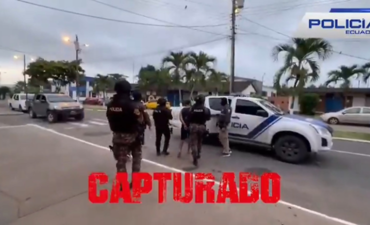 Imagen de la noticia: Capturan en Esmeraldas al 19.º más buscado del país, presunto integrante de Los Lobos