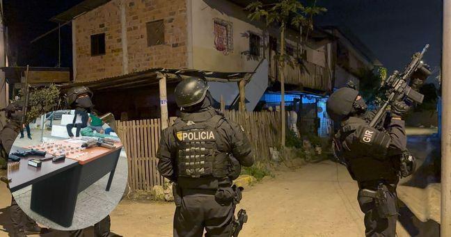 Imagen de la noticia: Cae estructura criminal en Manabí: 15 allanamientos terminan con detenidos y decomisos