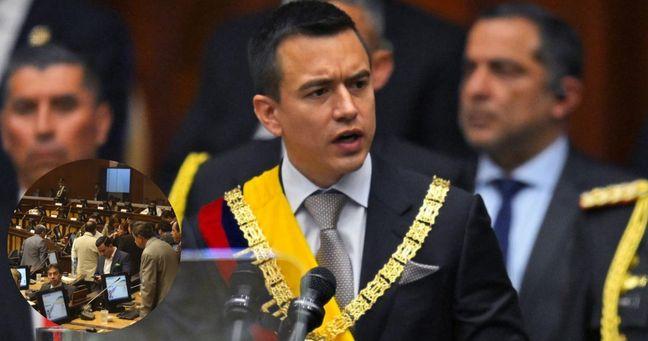 Imagen de la noticia: Noboa presenta ley urgente contra economías criminales y genera debate en la Asamblea