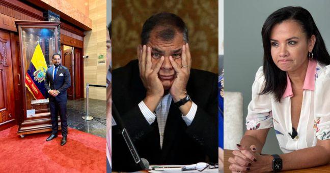 Imagen de la noticia: Tensión en la Revolución Ciudadana: Marcela Aguiñaga, Sergio Peña y Rafael Correa