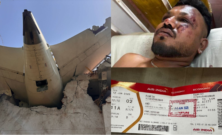 Imagen de la noticia: Encuentran a un sobreviviente tras trágico accidente aéreo en India