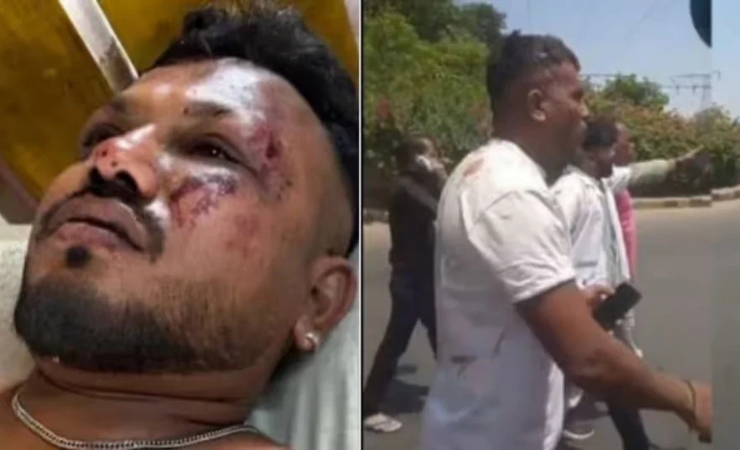 Imagen de la noticia: (VIDEO) Impactante: único sobreviviente del avión de Air India caminó entre los restos tras el accidente