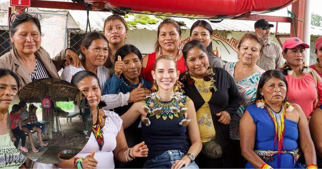 Imagen de la noticia: “Estoy aquí por ustedes”: Lavinia Valbonesi visita Taisha tras declararse emergencia sanitaria