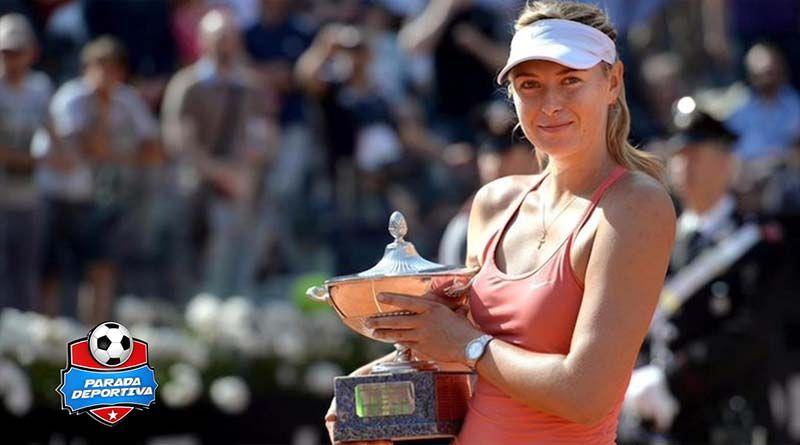 Imagen de Sharapova podrá jugar desde abril