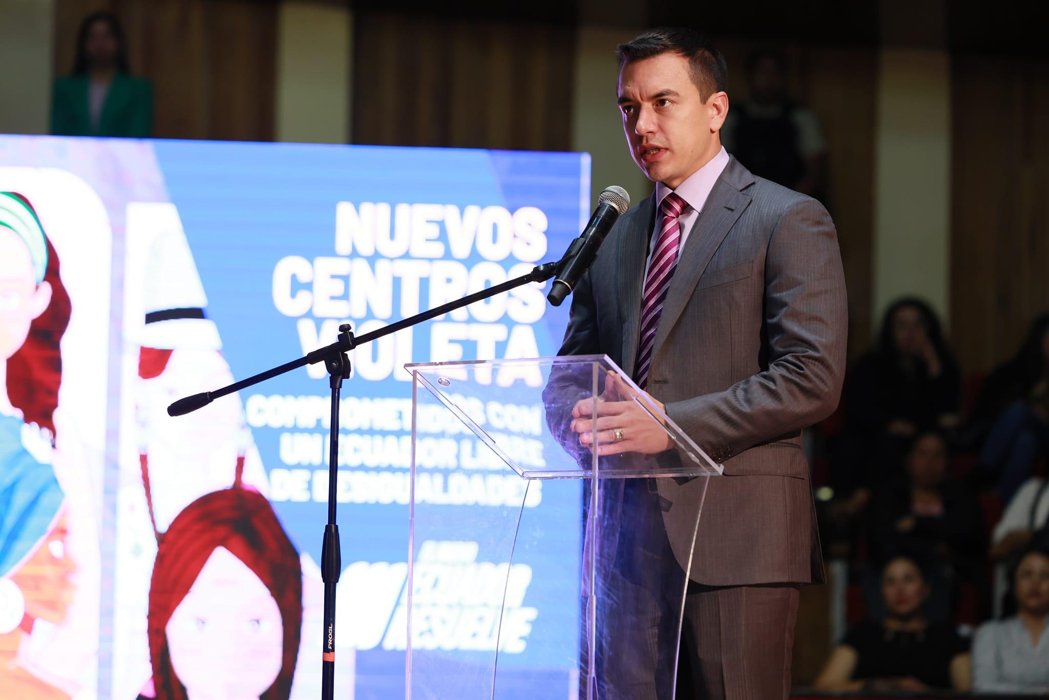 Imagen de la noticia: «Mujeres ecuatoriana tienen mi palabra de seguiré trabajando por un país de igualdad y equidad», asegura Daniel Noboa