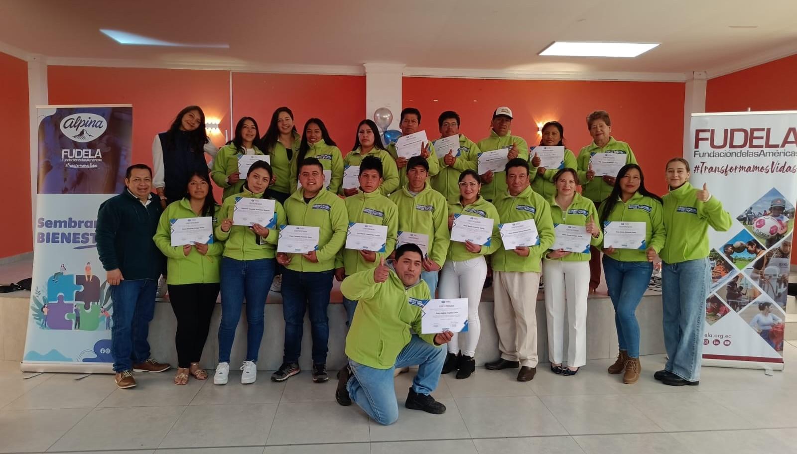 Proyecto “Sembrando Bienestar” de Alpina Ecuador fortalece el desarrollo comunitario de más de 170 personas en Carchi