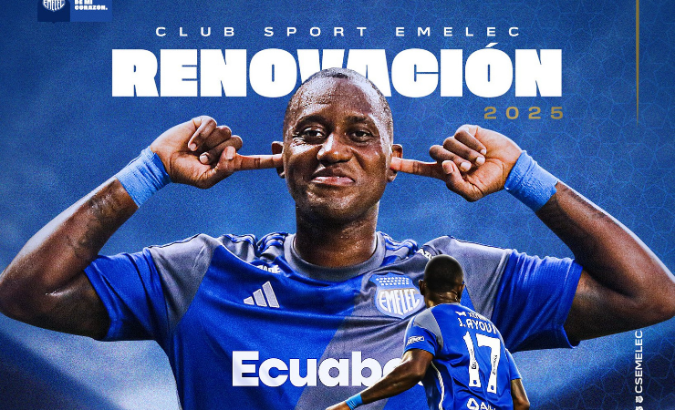 Imagen de la noticia: Jaime Ayoví renovó su contrato con Emelec por un año