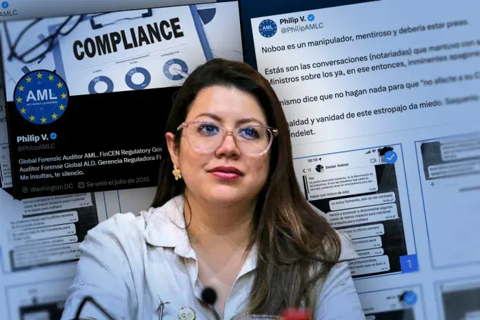 Imagen de la noticia: Filtran supuestos chats entre Daniel Noboa y exministra de energía