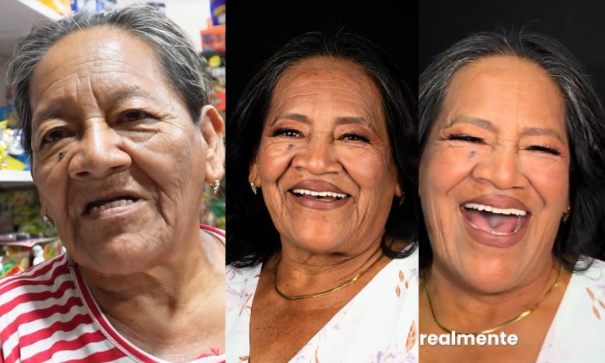 Imagen de la noticia: Abuelita de la tienda ahora es «Mami sugar»: mira su transformación
