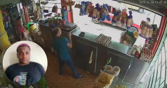 Imagen de la noticia: Capturan a sospechoso de robo en Manta: el hecho quedó grabado en video