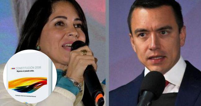 Imagen de la noticia: Noboa impulsa nueva Constituyente; González y Correa la rechazan con críticas