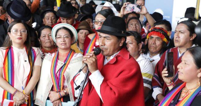 Imagen de la noticia: Pachakutik se fragmenta: asambleístas respaldan a Noboa y dirección nacional rechaza alianzas