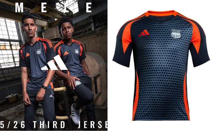 Emelec presenta su tercera camiseta 25/26 con homenaje a sus orígenes
