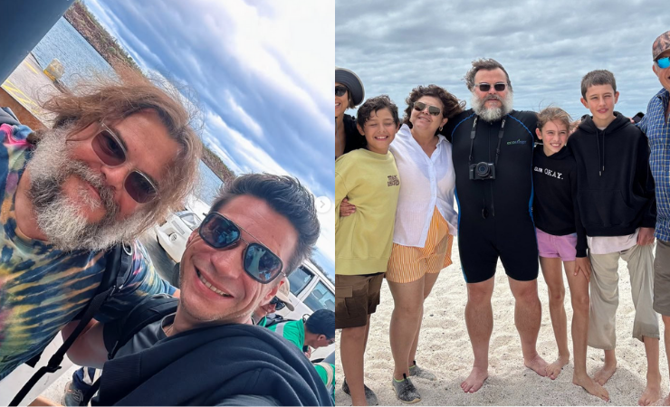 Imagen de la noticia: Jack Black sorprende en Galápagos: actor ecuatoriano se lleva la foto del año