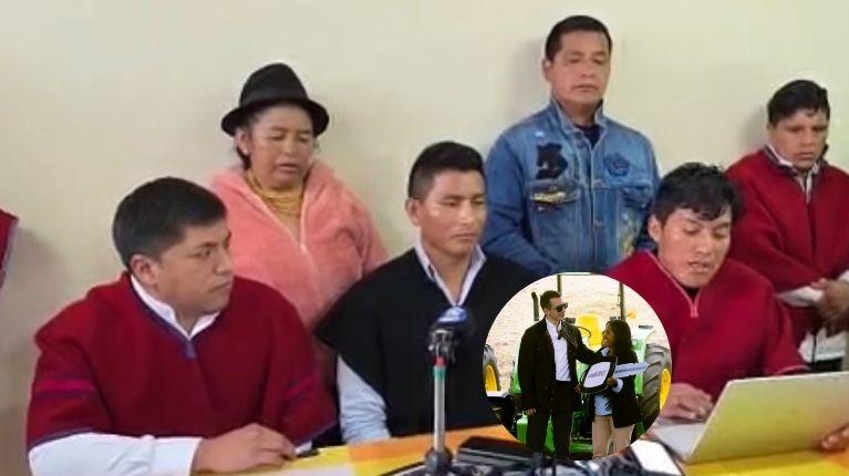 Imagen de la noticia: Movimiento Indígena de Tungurahua anunció que se unirá al paro de la Conaie, mientras Noboa sigue entregando bonos