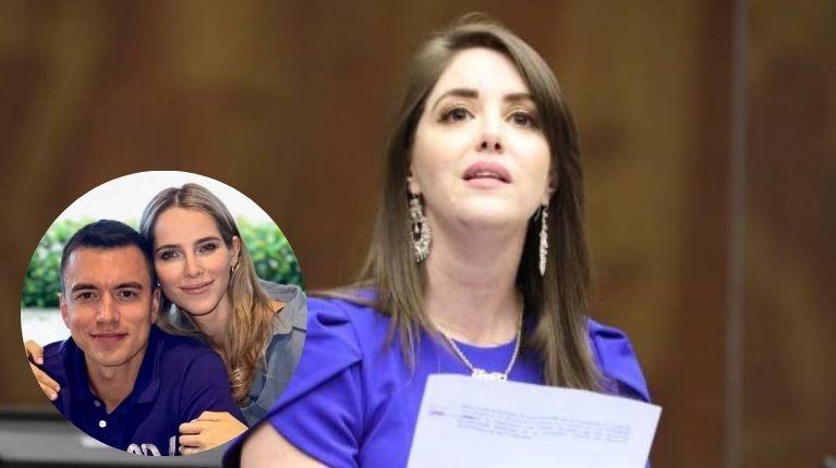 Imagen de la noticia: Mónica Palacios fue suspendida por 90 días sin sueldo tras lanzar acusaciones contra Daniel Noboa y Lavinia Valbonesi