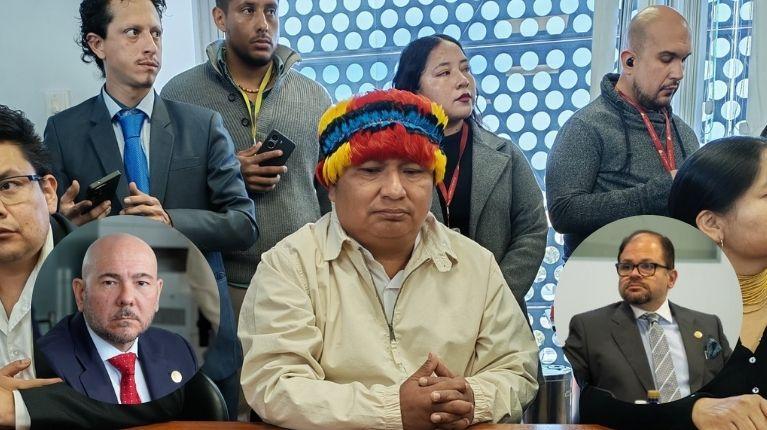 Conaie pide juicio político contra ministros del Interior y de Defensa, Vargas dice desconocer posibles acercamientos con el Gobierno