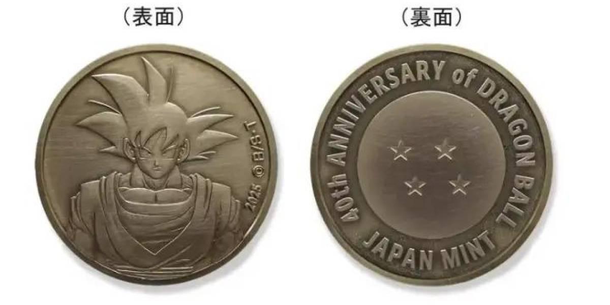 Imagen de la noticia: Japón inmortaliza a Goku en monedas conmemorativas por los 40 años de Dragon Ball