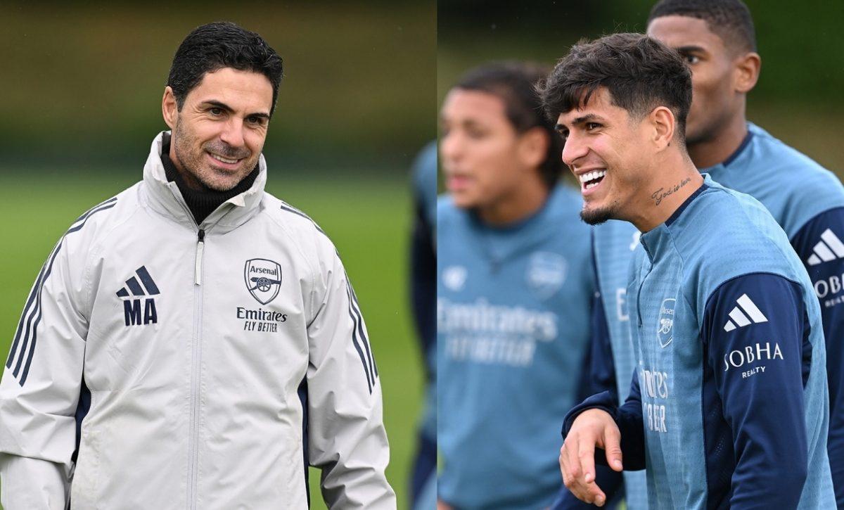 Mikel Arteta elogia a Piero Hincapié tras su debut en la Premier League