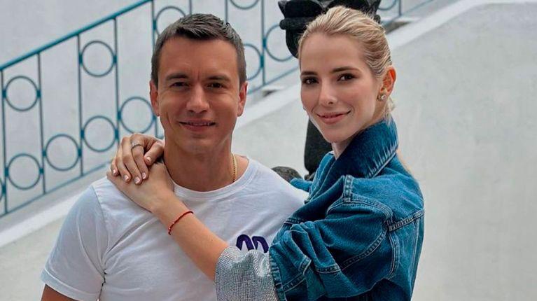 “Mi corazón está contigo”: Lavinia Valbonesi se pronuncia tras ataque a caravana en que iba Noboa