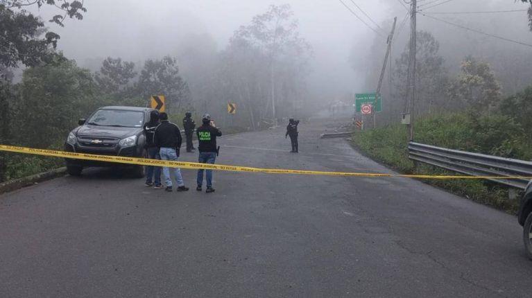 Explosión en puente Mollopongo causa cierre de la vía Cuenca – Girón – Pasaje