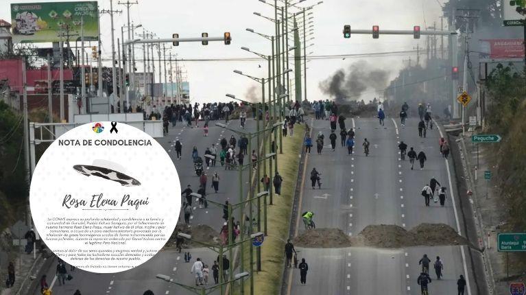 Muerte de una mujer del Pueblo Kichwa Saraguro: Conaie denuncia crimen de Estado