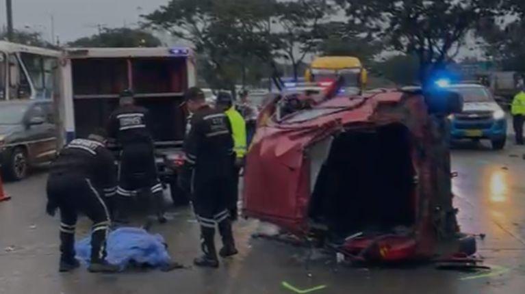 Una mujer murió en un accidente de tránsito en Guayaquil