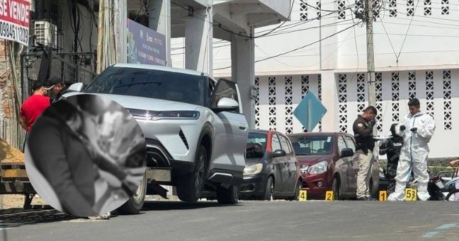 Hombre y mujer baleados en el centro de Manta