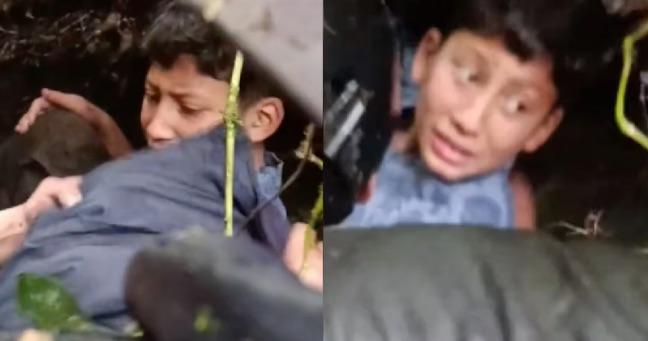 Las primeras palabras del niño perdido en Puñay: “¡Gracias!”