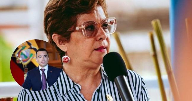 Primera salida en el gabinete de Noboa tras la consulta