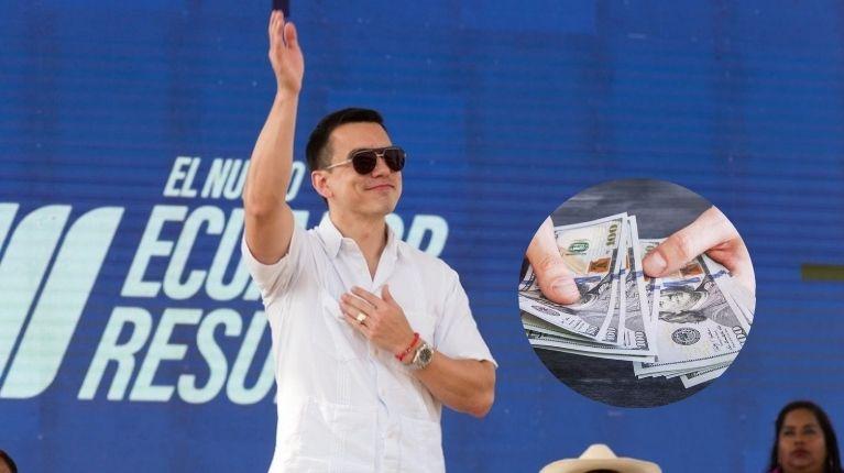 Noboa confirma que ya se pagó el décimo de diciembre al sector público