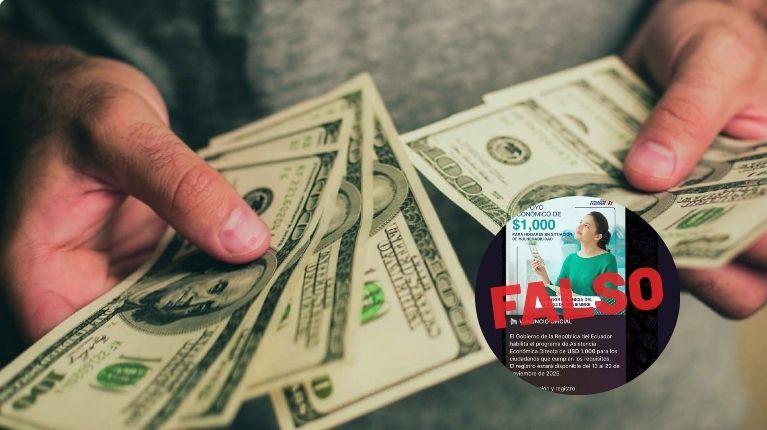 Imagen de la noticia: Ecuador: alerta por estafa relacionada a supuesto bono de mil dólares