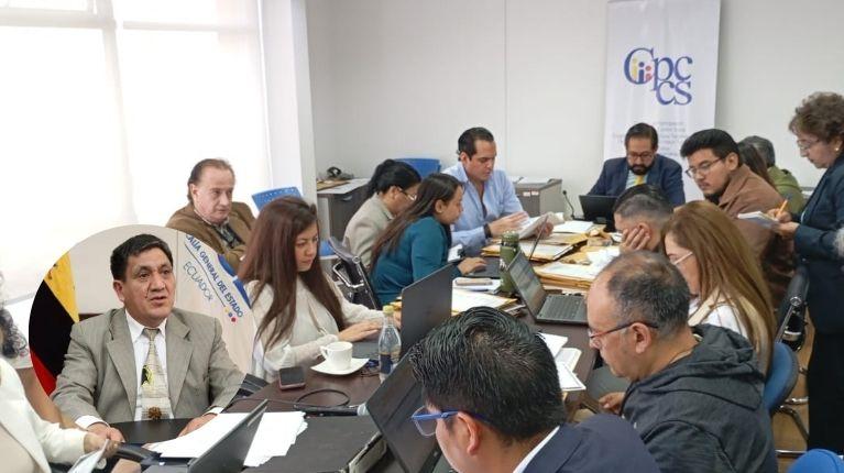 El Cpccs acepta la renuncia de Wilson Toainga y asegura que avanza en la designación del nuevo Fiscal General