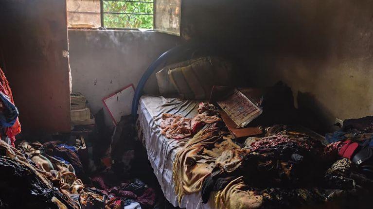 Incendio en una casa de Quito por una vela olvidada