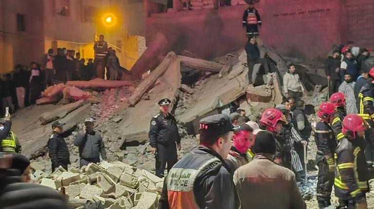 Al menos 22 muertos por el derrumbe de edificios residenciales en Marruecos