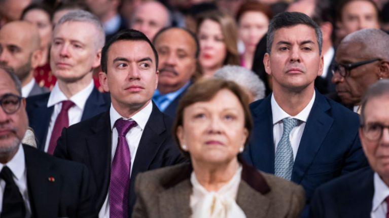 Daniel Noboa estuvo en la entrega del Premio Nobel de la Paz a María Corina Machado