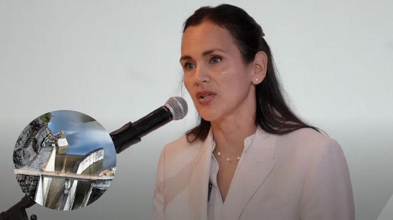 Ministra de Energía reconoce que el caudal del embalse de Mazar ha “variado”, pero asegura que no habrá cortes de luz