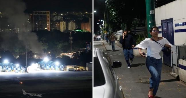 Explosiones se registran en Caracas, Venezuela: sobrevuelos generan alarma