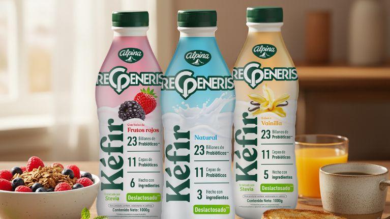 Kéfir Regeneris: una alternativa más práctica y deliciosa, con 23 billones de probióticos
