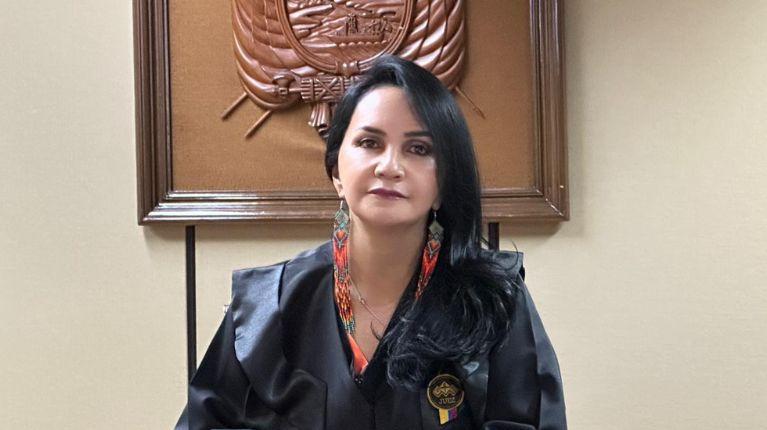 Jueza Enma Tapia renuncia al cargo de presidenta subrogante de la Corte Nacional de Justicia