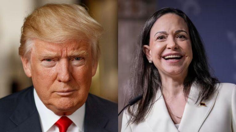 Imagen de la noticia: Donald Trump recibe a María Corina Machado en la Casa Blanca