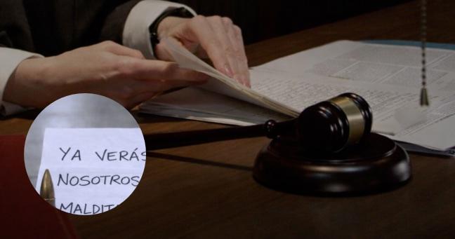 Alerta tras amenaza contra una jueza en Manabí: hallan panfleto intimidatorio y bala de fusil