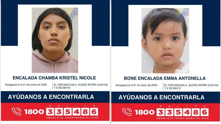 Ecuador: una mujer y su hija desaparecieron en Machala