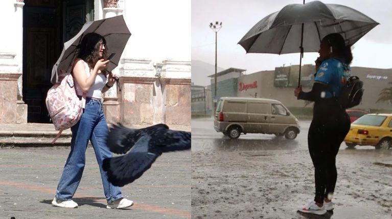 Alta radiación UV, pese a que las lluvias continúan este jueves 26 de marzo en Ecuador