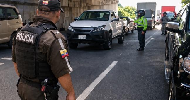Dos policías son asesinados en la vía a la Costa en Guayaquil