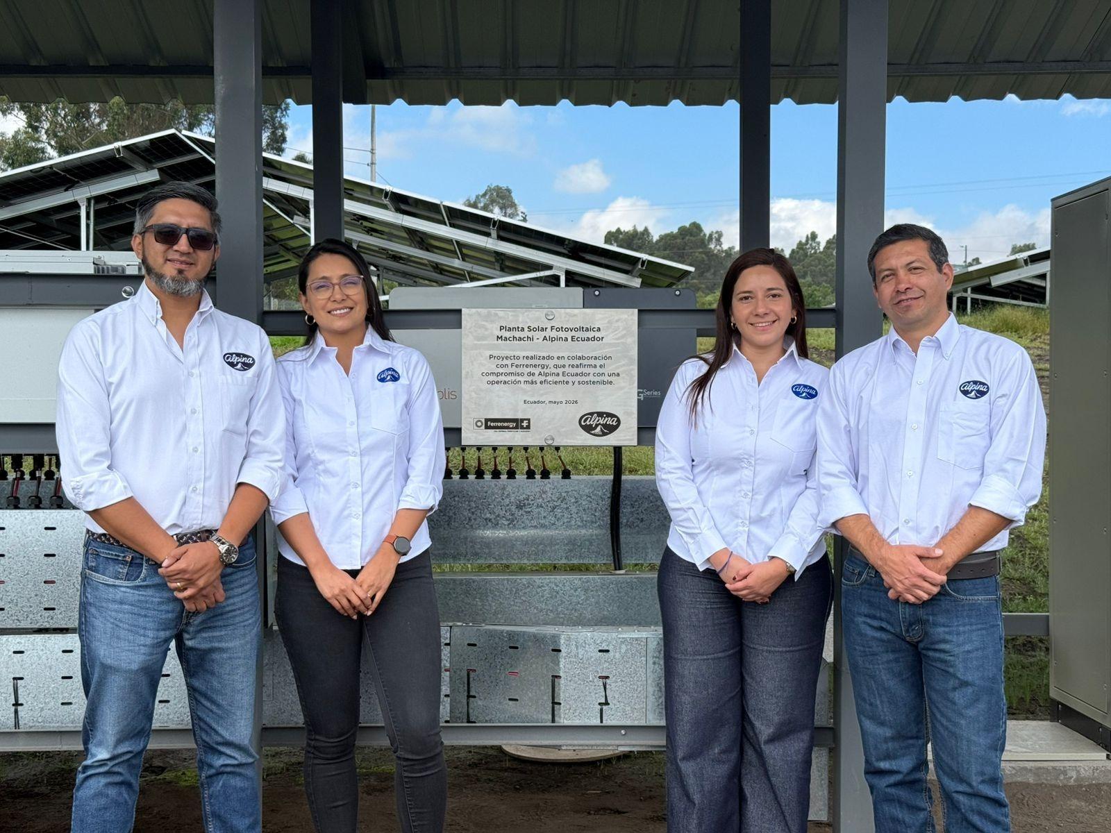 Alpina Ecuador impulsa la transición energética con paneles solares en sus plantas de Machachi y San Gabriel