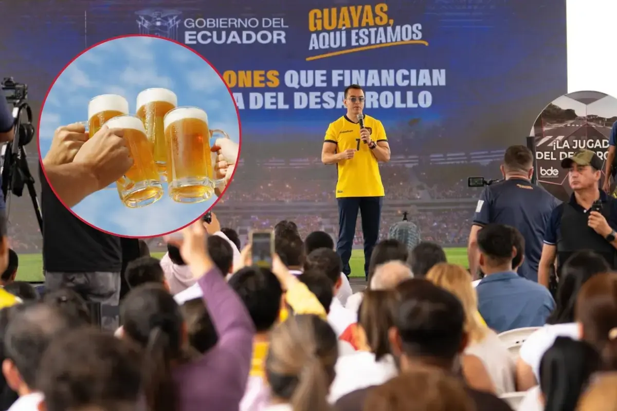 Bajará el precio de la cerveza durante el Mundial 2026: Noboa elimina temporalmente este impuesto