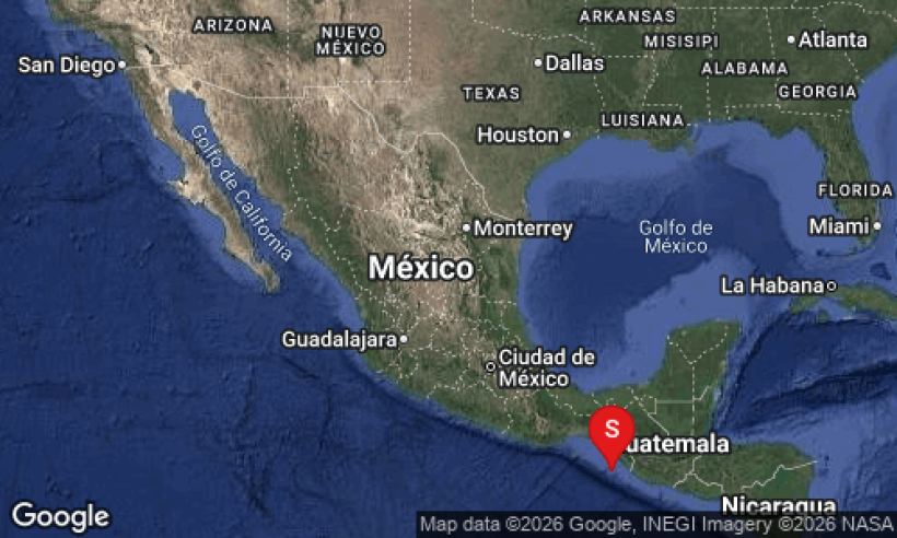 Fuerte sismo se registra en México, Guatemala y El Salvador este viernes, 17 de julio