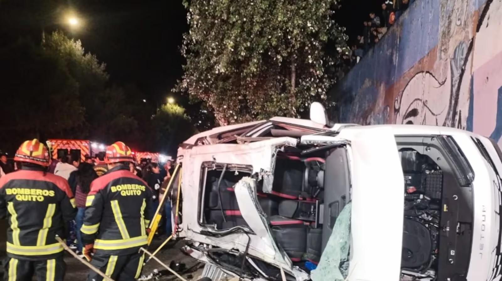 Tragedia en Quito: video revela segundos previos a accidente que deja tres muertos